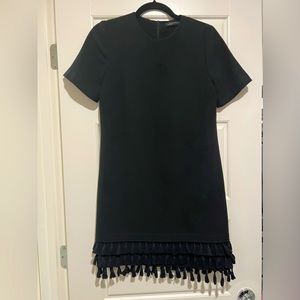 Zara Black Fringe Dress
